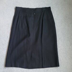 Morton Bernard by Harve Bernard black straight skirt